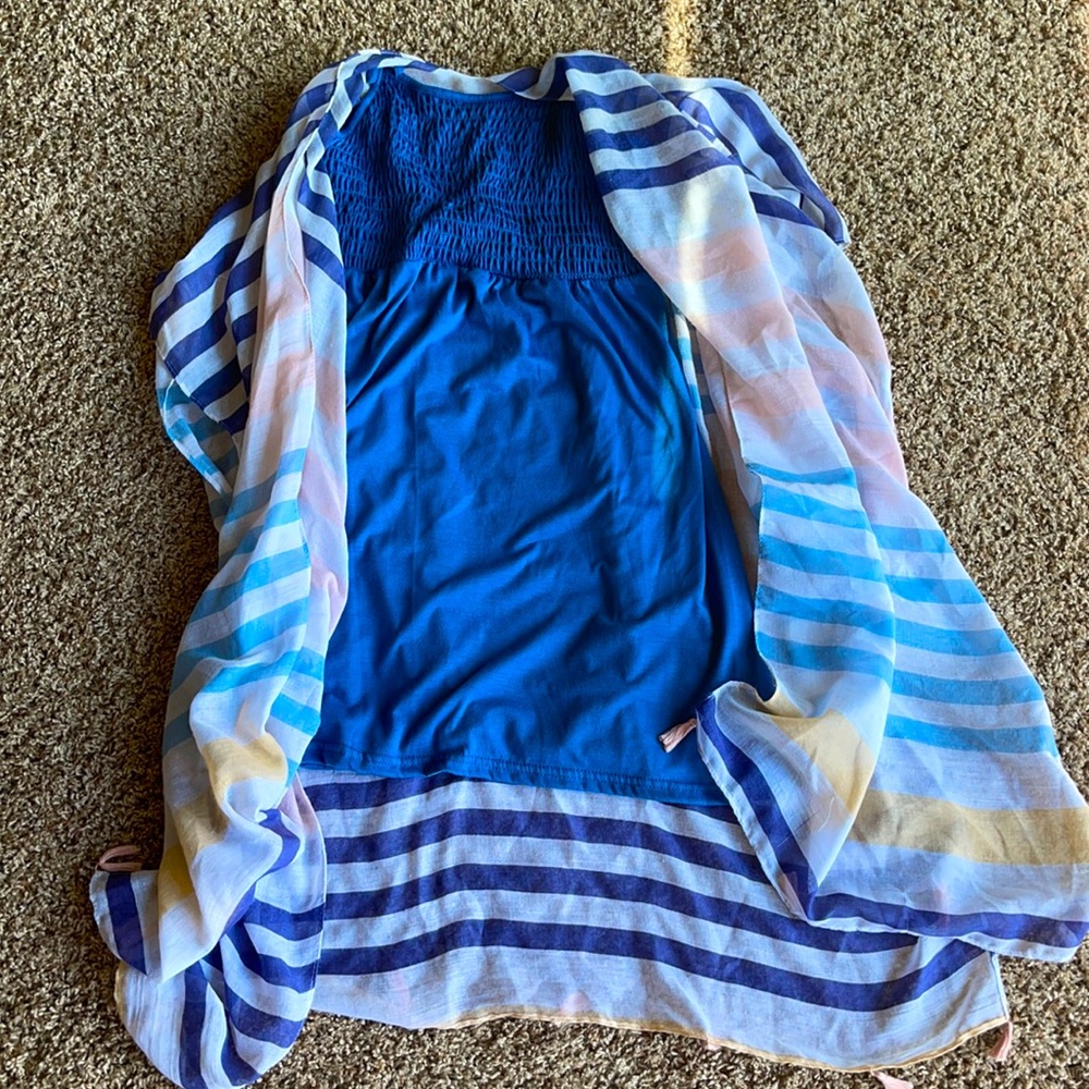 Mini Dress and Shawl